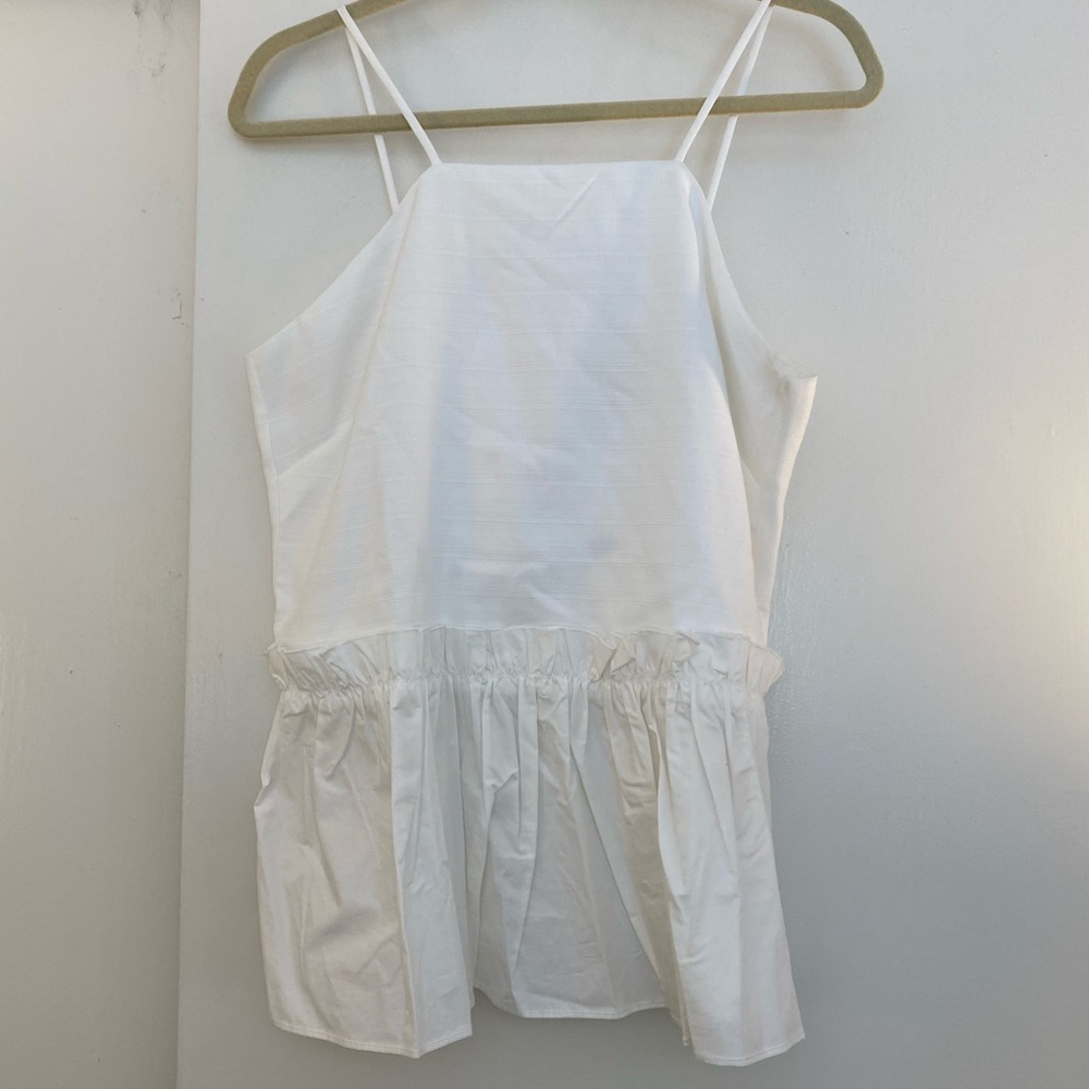 Anthropologie White Tunic